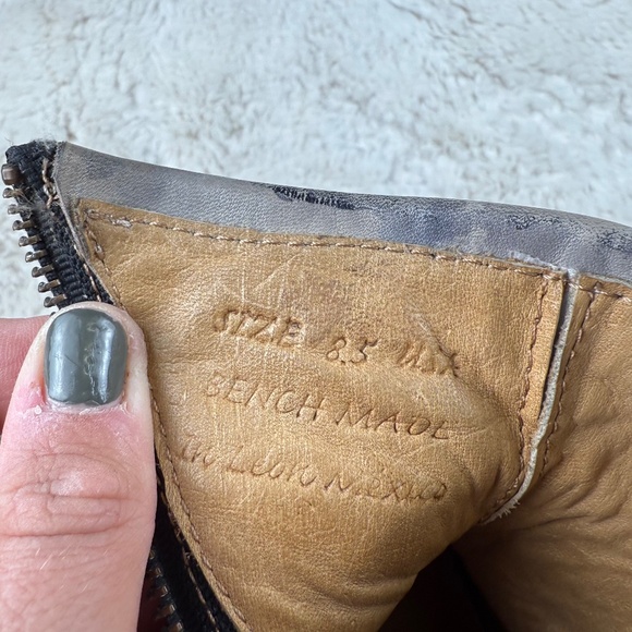 Bed Stu Spunky Women's Fashion Vintage Motorcycle Boots Black Leather Size 8.5 - Picture 9 of 9